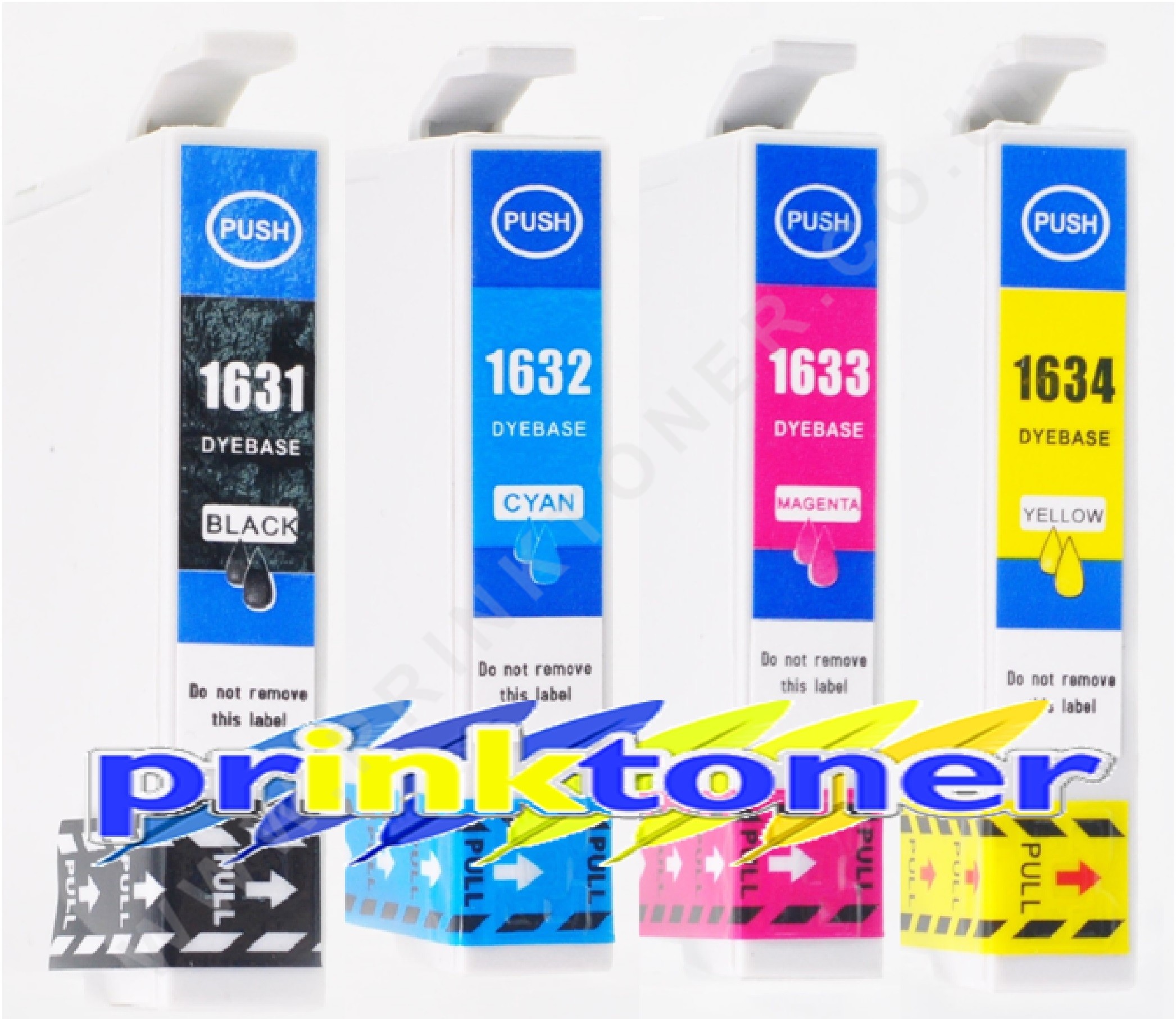 Pack Cartridges Ink Not OEM Epson Workforce WF T1631 To 1634 WF-2630WF WF2630WF 