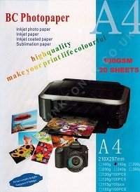 A4 Gloss Photo Paper 180gsm