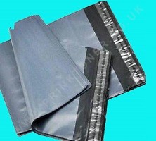 ENVELOPES GREY POLYTHENE SELF SEAL PLASTIC 225 x 318mm A4 MAILING BAGS 
