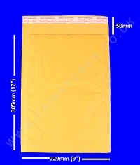 Bubble Padded Envelopes 229 x 305mm (9" x 12")