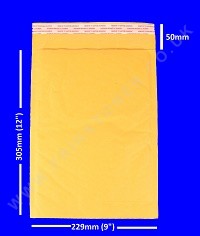 Bubble Padded Envelopes 229 x 305mm (9" x 12")