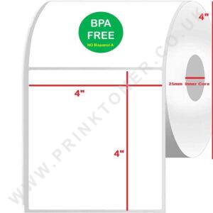 thermal label 4 x 4