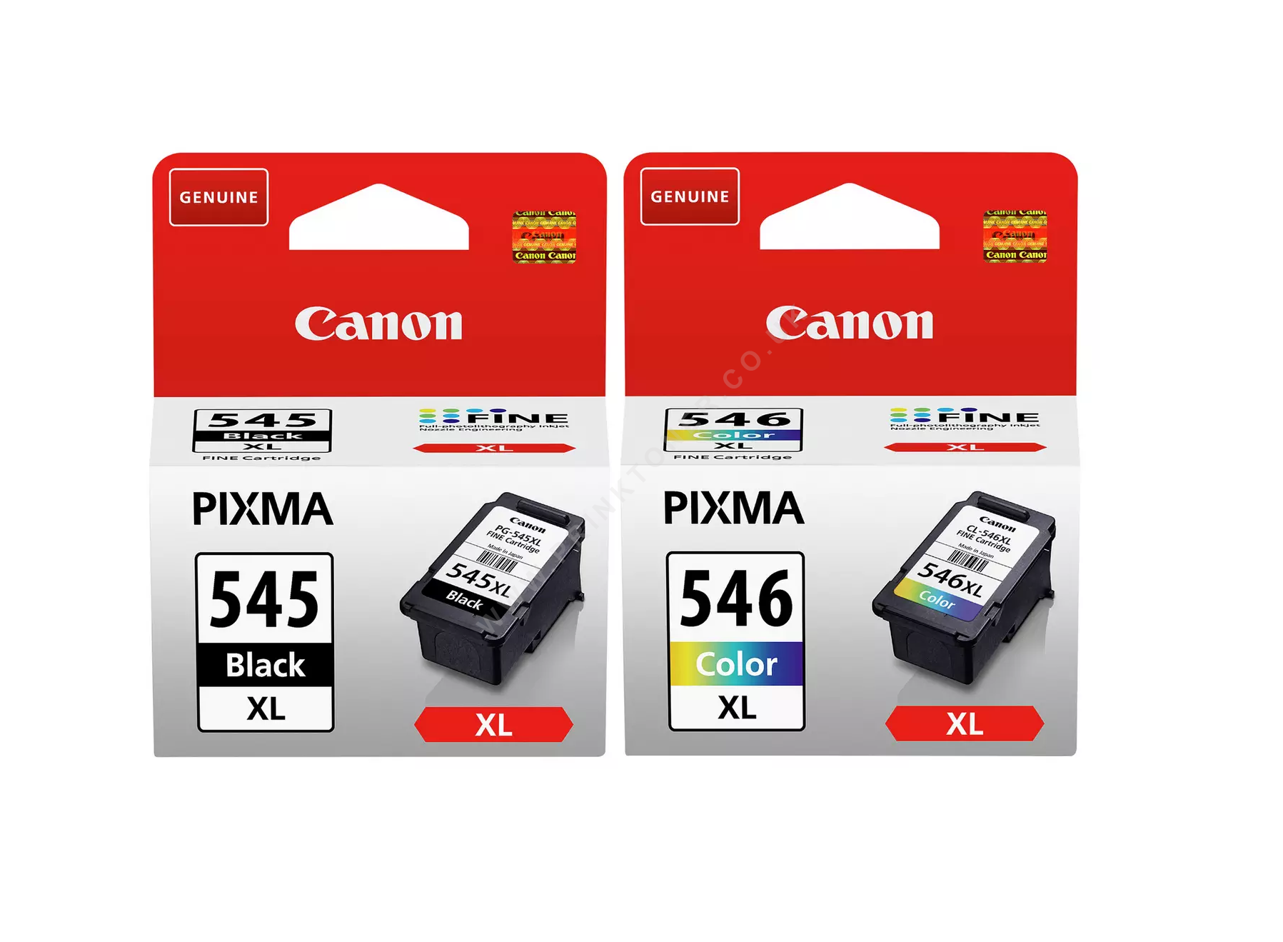 Canon PG-545XL & CL-546XL Black & Colour Ink Cartridges - Prinktoner Ltd
