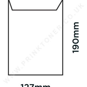 190 x 127mm envelope