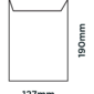 190 x 127mm envelope