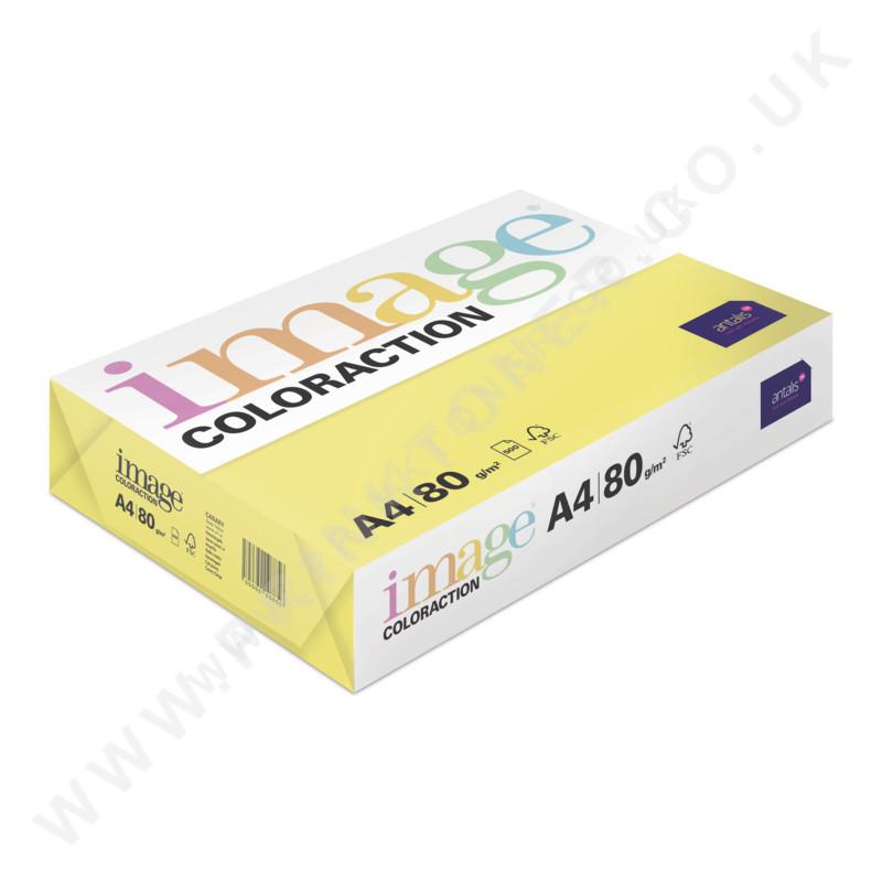 Coloured Paper Deep Yellow A4 80Gsm (CANARY) 500 Sheets - Prinktoner Ltd