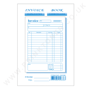 Carbonless Invoice Book