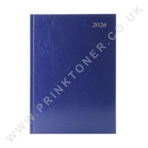 A5 Desk Diary Week To View Blue