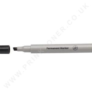 Black Permanent Marker Chisel