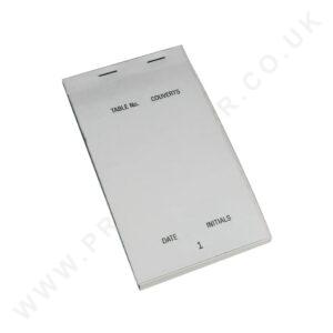 Restaurant Pad Carbonless Duplicate