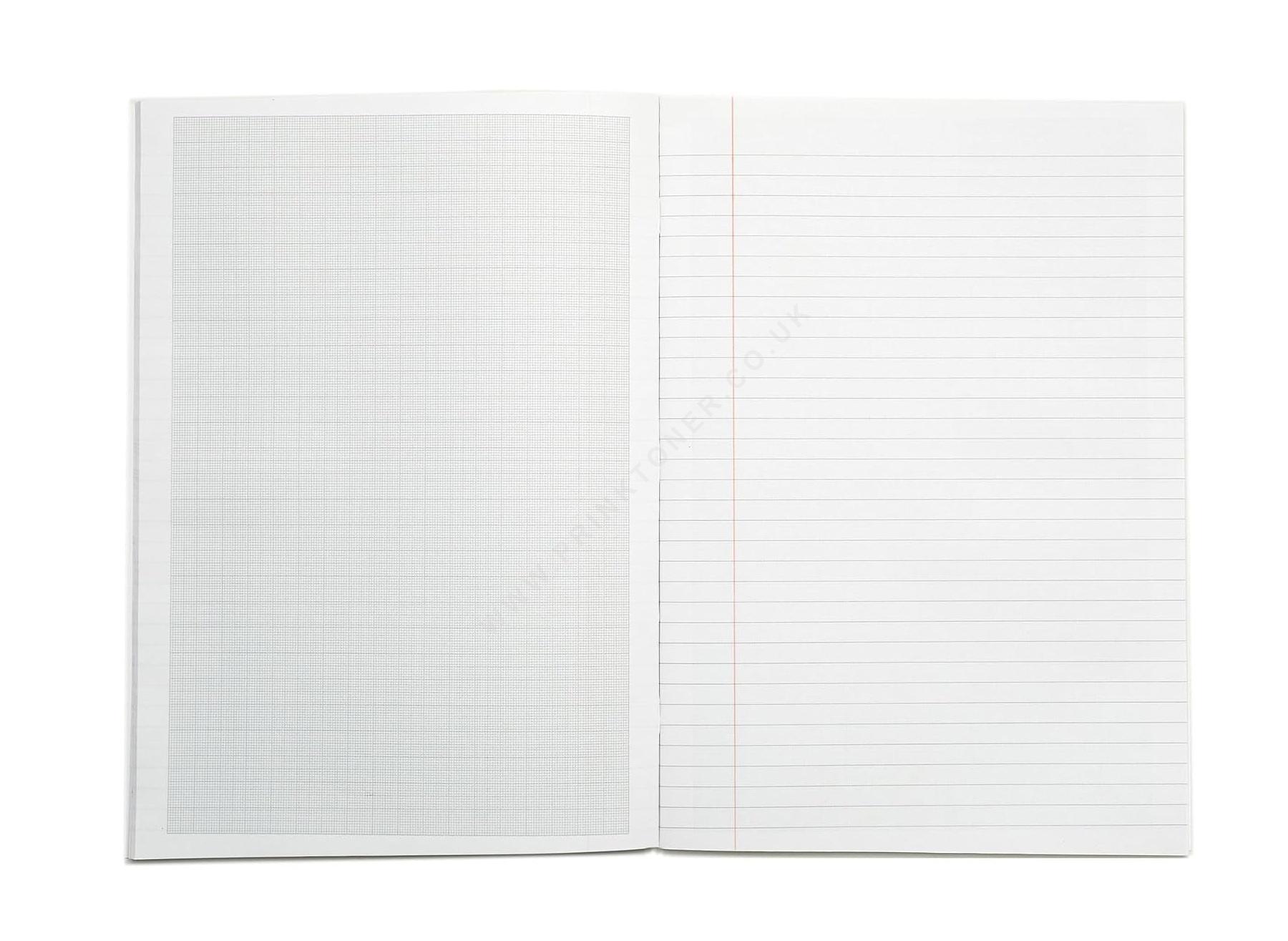 A4 Laboratory Book Ruled & Alternate Graph Blue 80 Pages - Prinktoner Ltd